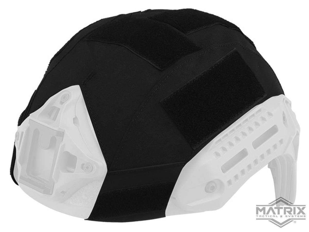 Matrix Assault Helmet Cover for M-TEK FLUX Series Helmets (Color: Black)