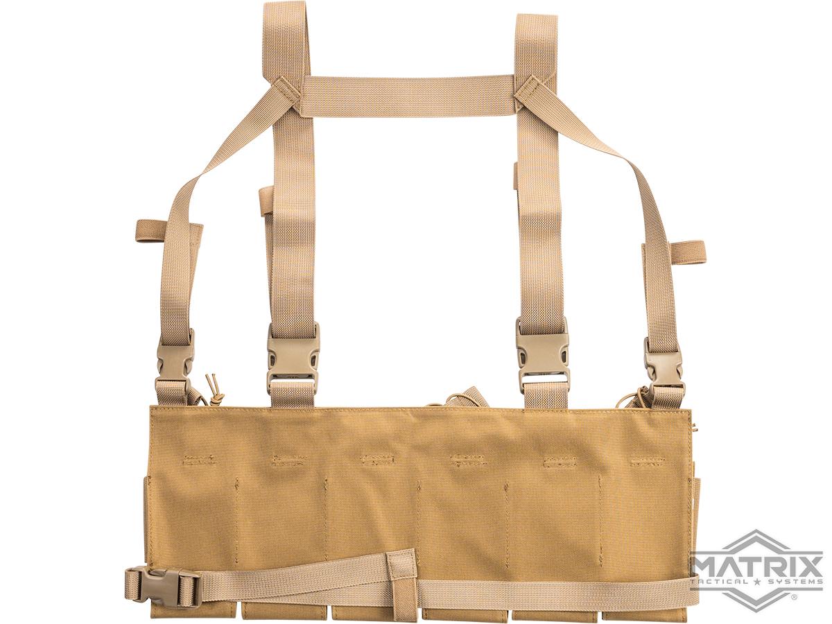 Matrix Lightweight Rifle Chest Rig (Color Tan), Tactical Gear/Apparel