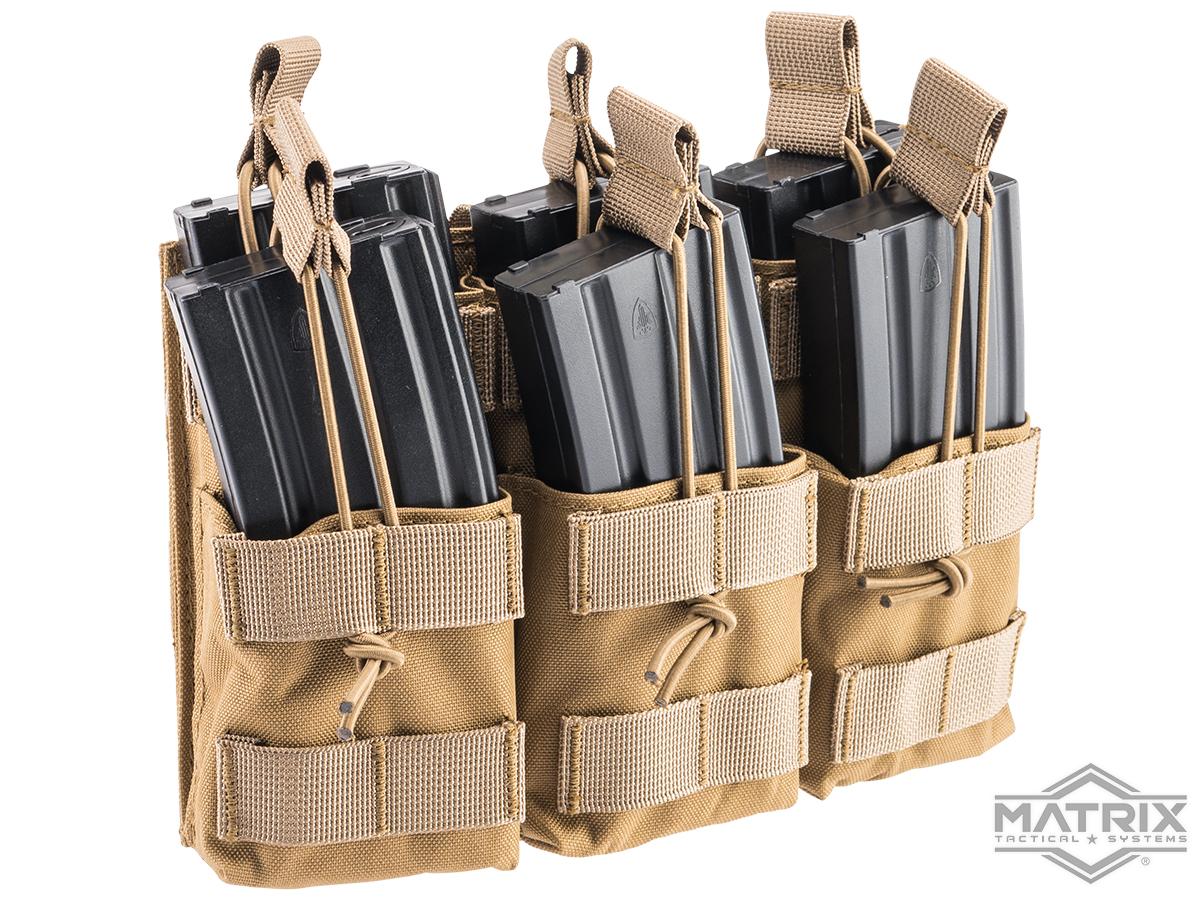 Matrix Double Stack Triple Open Top Magazine Pouch (Color: Tan), Tactical  Gear/Apparel, Pouches, Mag Pouches (Rifle, SMG, MG) -  Airsoft  Superstore