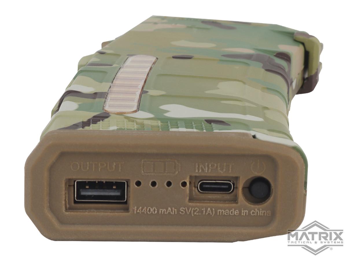 Matrix Dummy M4 Magazine 18650 Battery Power Bank (Color Multicam