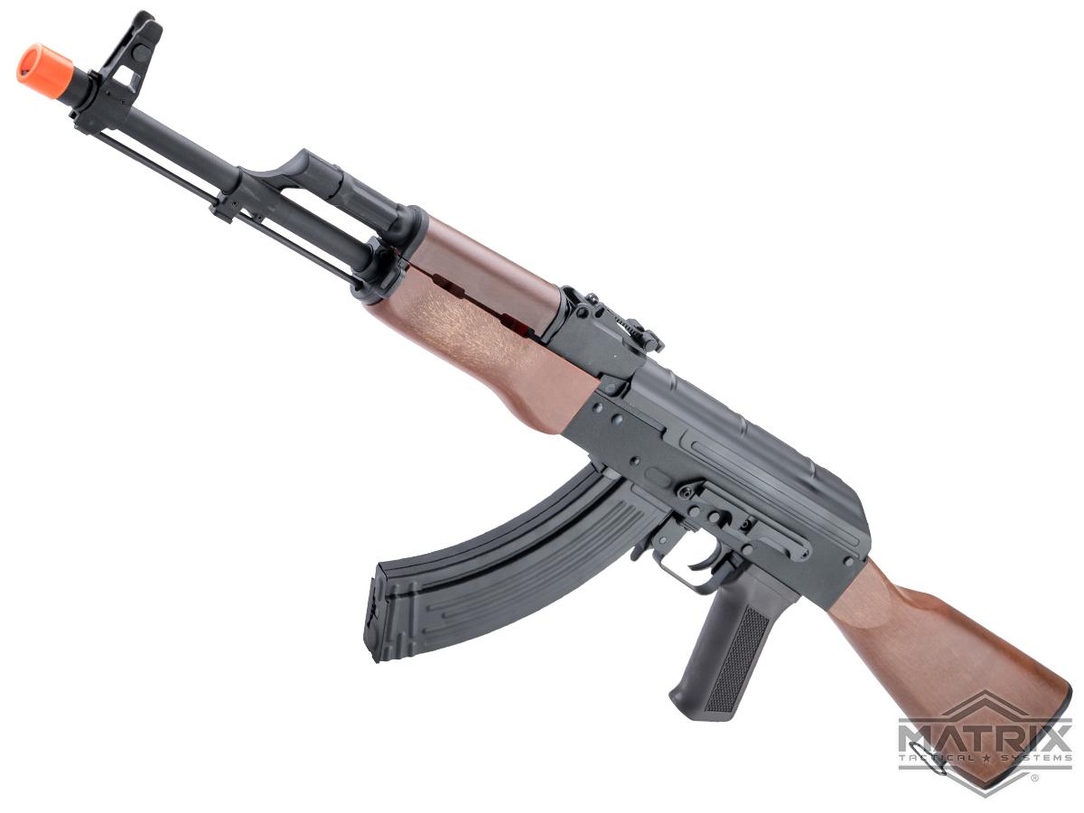 Matrix / S&T AK Airsoft AEG Rifle w/ G3 Electronic Trigger QD Spring Gearbox (Model: AKMN / Faux Wood)