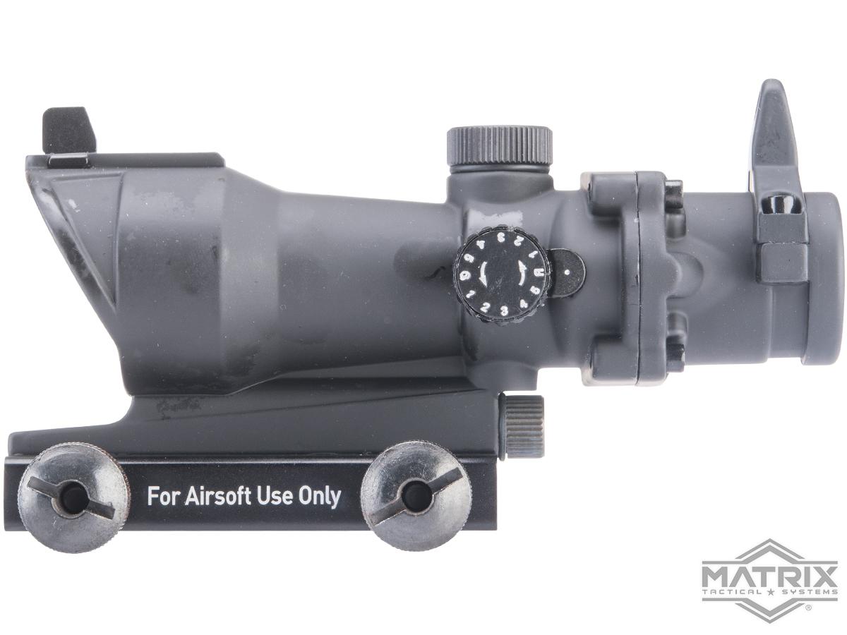 Element 4x32 Magnified Scope w/ Illuminated Reticle & Iron Sight for