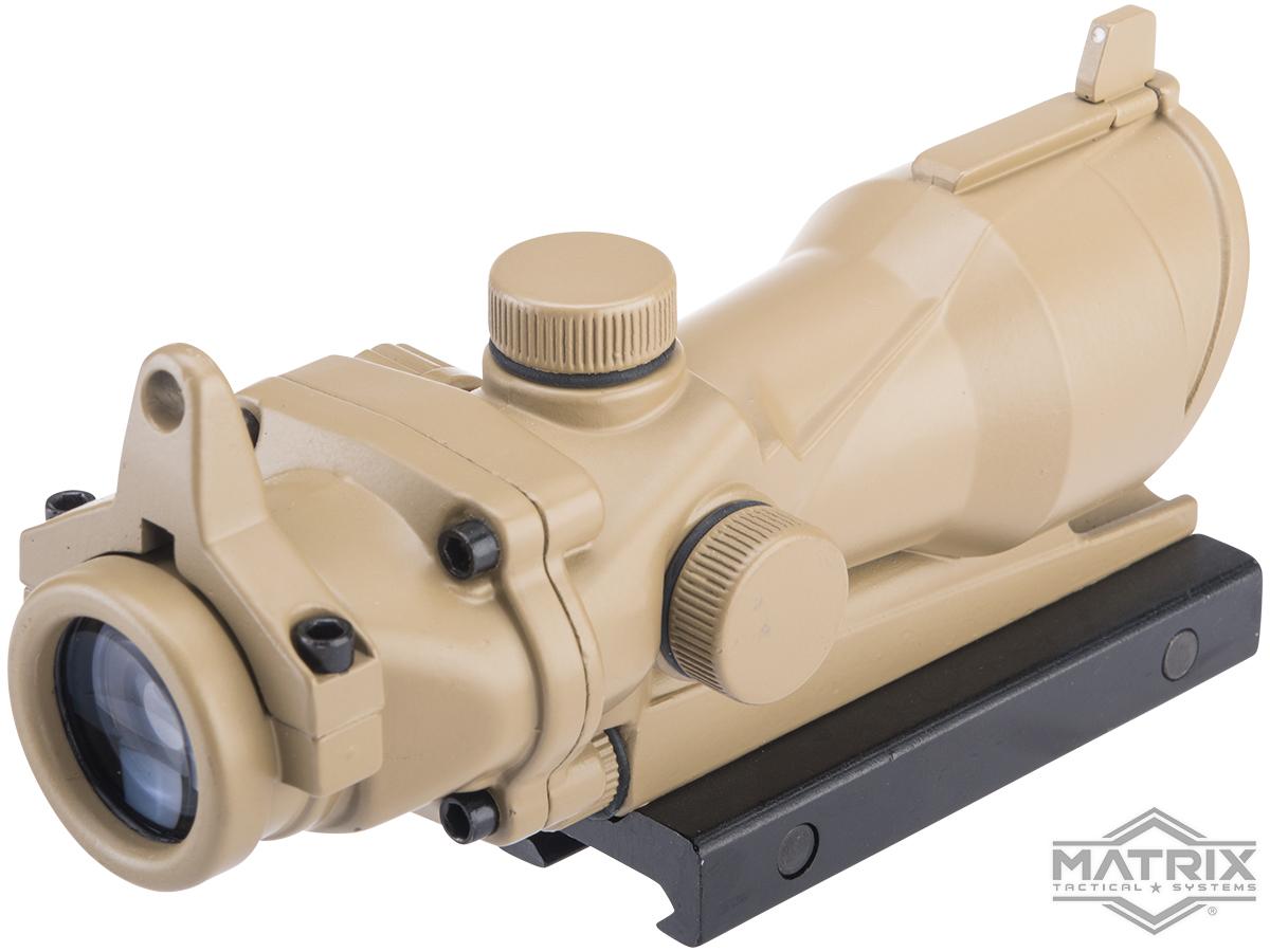 Element 4x32 Magnified Scope w/ Illuminated Reticle & Iron Sight for