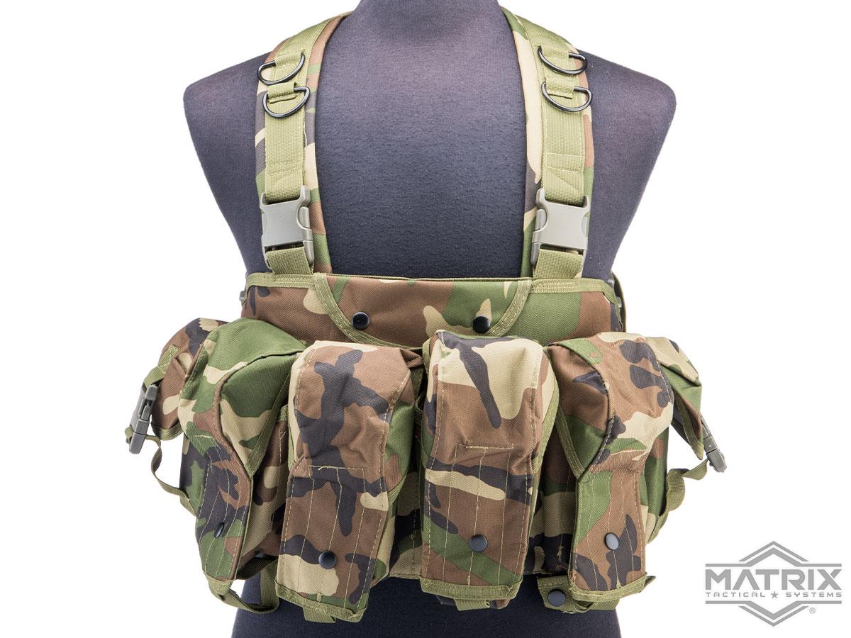 Matrix Tactical AK Chest Rig (Color Woodland), Tactical Gear/Apparel