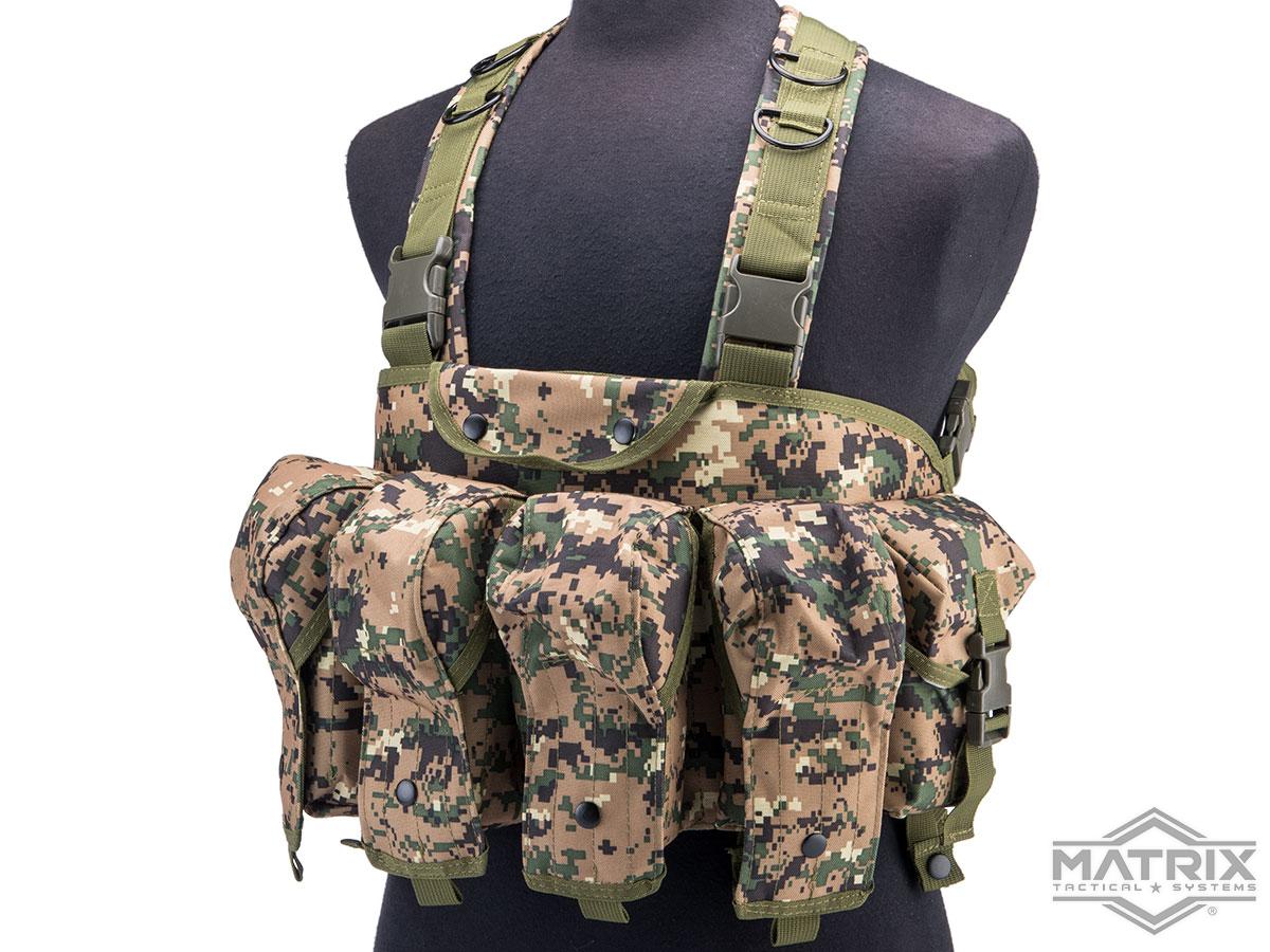 Matrix Tactical AK Chest Rig (Color: Digital Woodland)