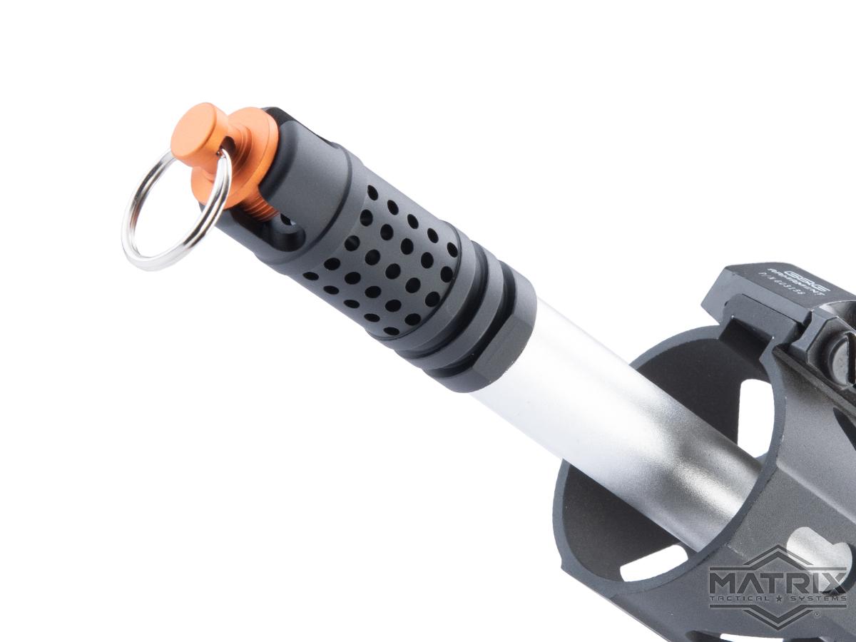 Matrix PLUG Muzzle Protection Keychain + 14mm Flash Hider Set (Type: Hive / 14mm Negative)