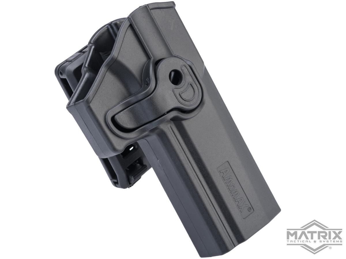 Matrix Hardshell Adjustable Holster for P320 / M17 Full Size Series Pistols (Type: Black / Belt Attachment)