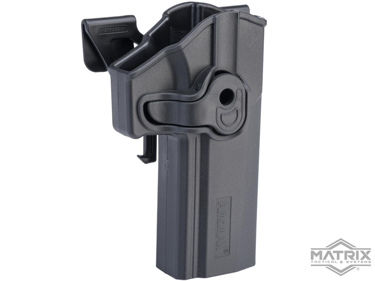Matrix Hardshell Adjustable Holster for P320 / M17 Full Size Series Pistols (Type: Black / MOLLE Attachment)