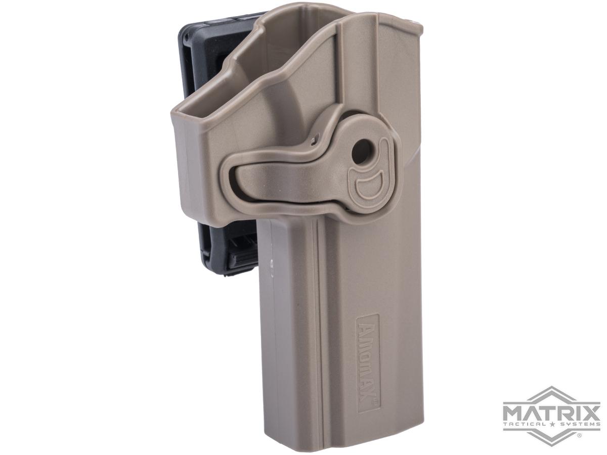 Matrix Hardshell Adjustable Holster for P320 / M17 Full Size Series Pistols (Type: Flat Dark Earth / Belt Attachment)