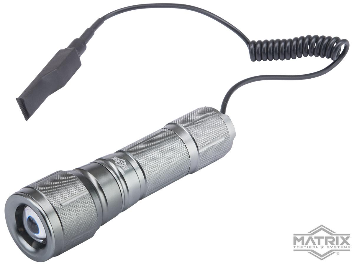 Matrix XPE 200 Lumen Everyday Carry Combat Flashlight w/ M-LOK Ring Mount