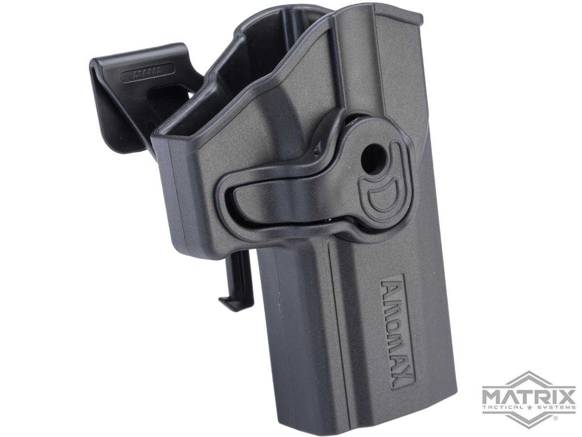 Matrix Hardshell Adjustable Holster for P320 Carry Series Pistols (Type: Black / MOLLE Attachment)