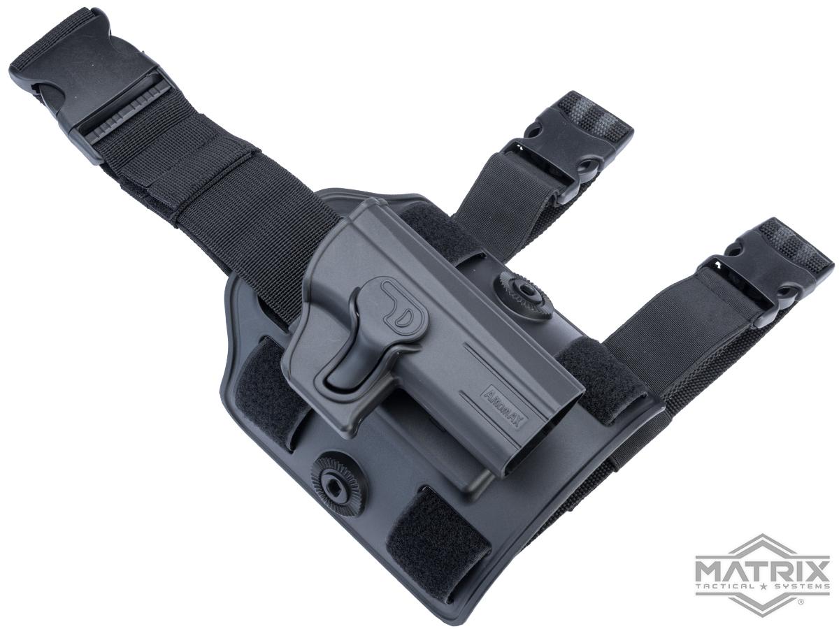Matrix Hardshell Adjustable Holster for CZ Shadow 2 Series Pistols (Type: Black / Drop Leg)