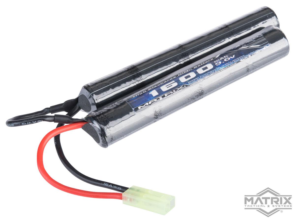 Matrix High Output Nunchuck Type Airsoft NiMH Battery (Configuration: 9.6V  / 1600mAh / Small Tamiya)