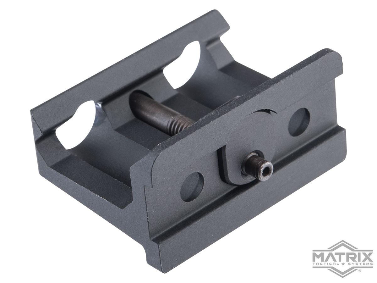 Matrix 45 Degree Offset Picatinny RIS Mount for Scout Lights (Color: Black)