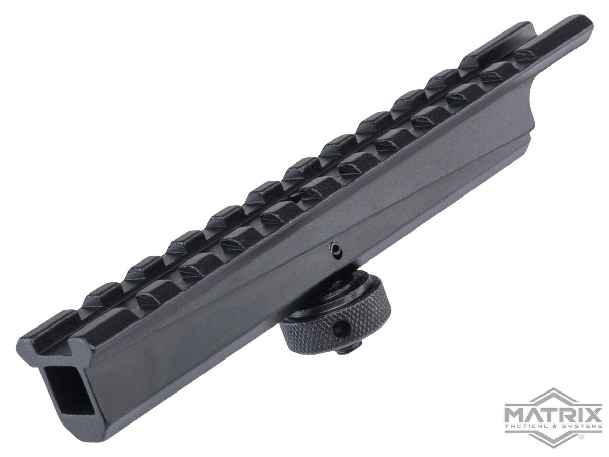 Matrix M4 / M16 Carrying Handle Scope Mount Adapter (Model: Picatinny / 12 Slot)