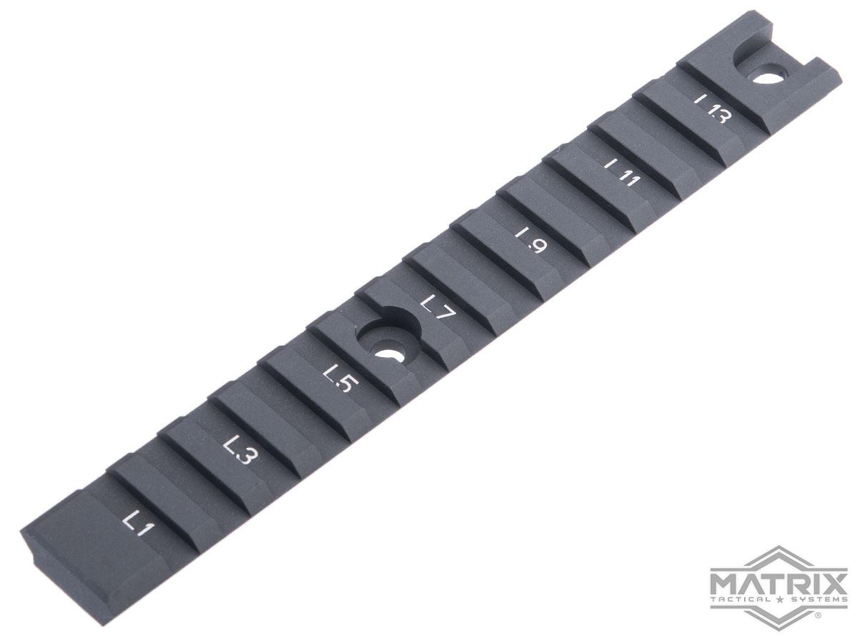 Matrix G36 Handguard Picatinny CNC Rail Set (Color: Black / 1pc Long)