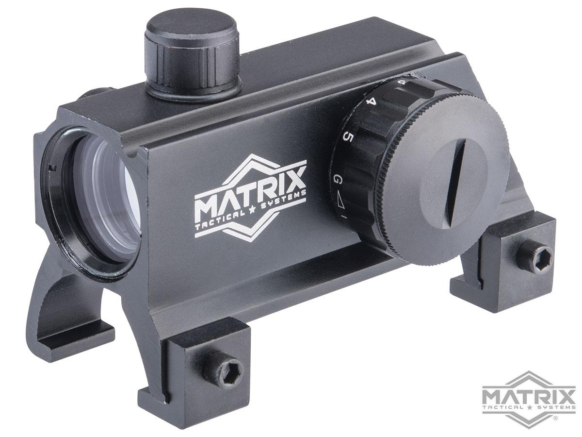 Matrix Red & Green Dot Optic for HK MP5 G3 Series Rifles w/ Integrated Claw Mount (Color: Black / Logo)