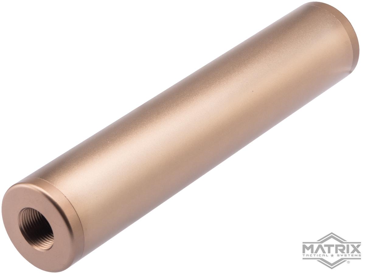 Matrix Airsoft Mock Silencer / Barrel Extension (Model: Blank / Tan / 150mm)