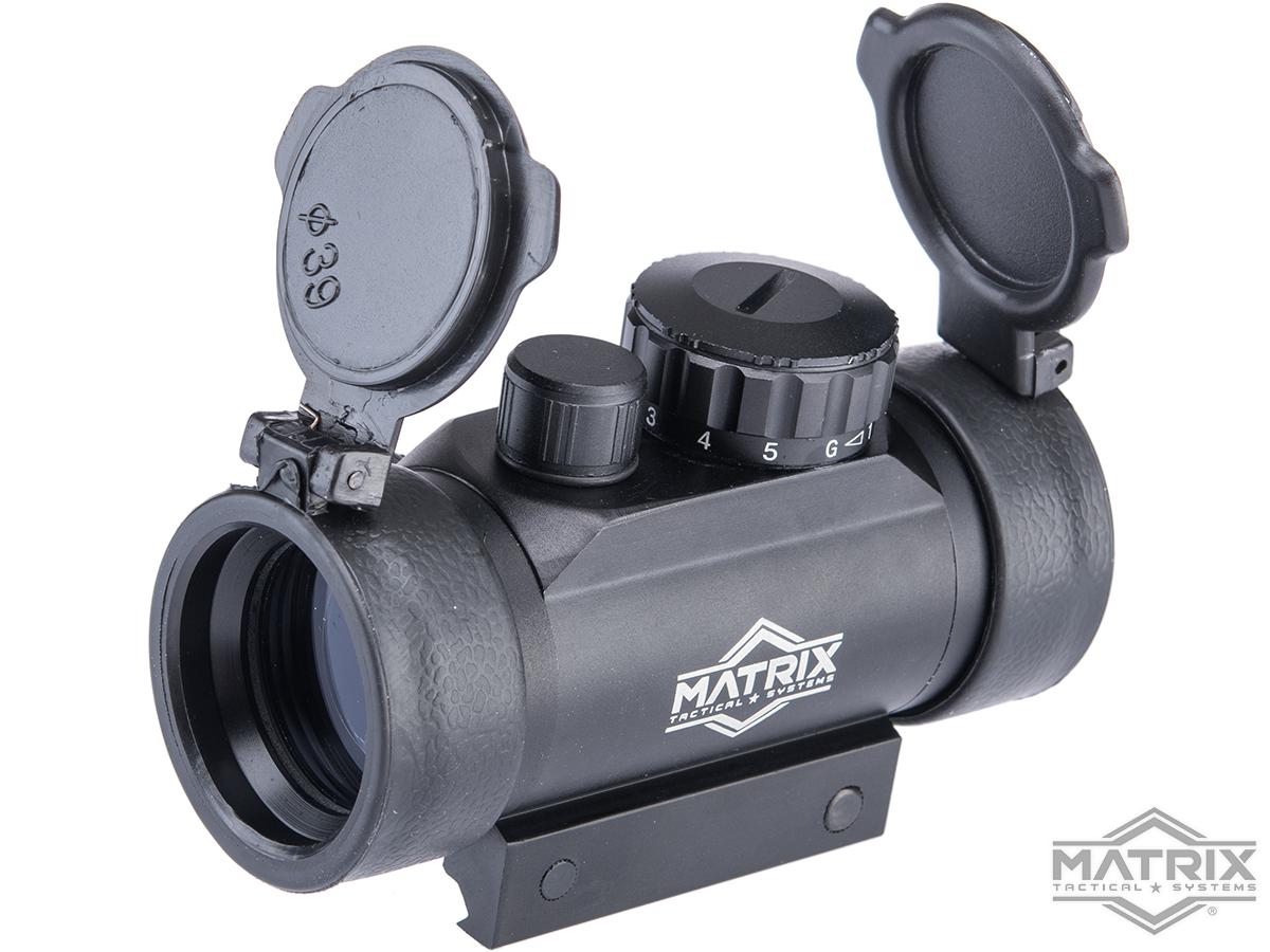 mover Natur Victor Matrix 1x30 Illuminated Red / Green Dot Sight Scope w/ QD Weaver Base  (Color: Black), Accessories & Parts, Scopes & Optics, Red Dot Sights -  Evike.com Airsoft Superstore