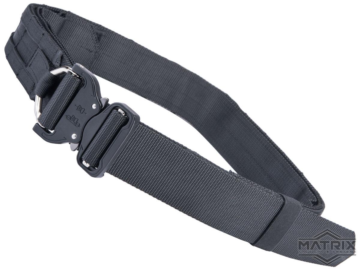 Matrix Tactical Knight 1.75 Two Piece Tactical Belt (Color: Black)