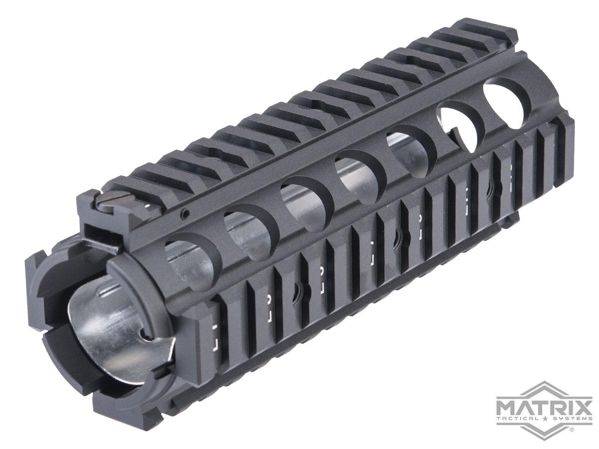 Matrix 2-Piece Drop In Rail System for M4/M16 Airsoft Rifles (Length: 7)