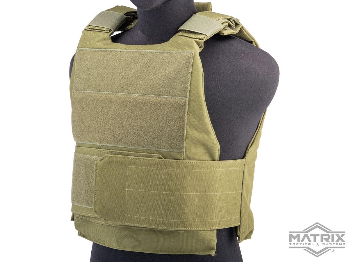 Matrix Delta Force Style Body Armor Shell Vest (Color: Olive Drab)