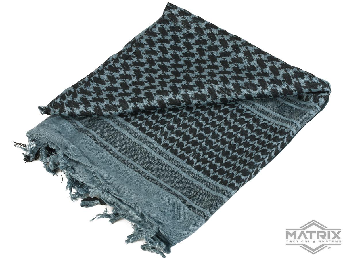 Matrix Woven Coalition Desert Shemagh / Scarves (Color: Gray - Black)