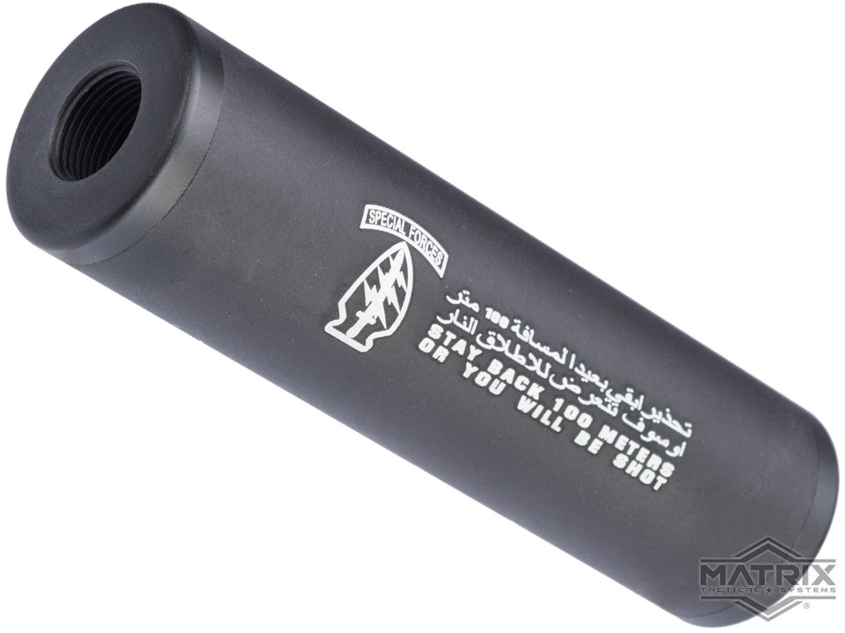 Matrix Airsoft Mock Silencer / Barrel Extension (Model: Special Forces 100 / 110mm)