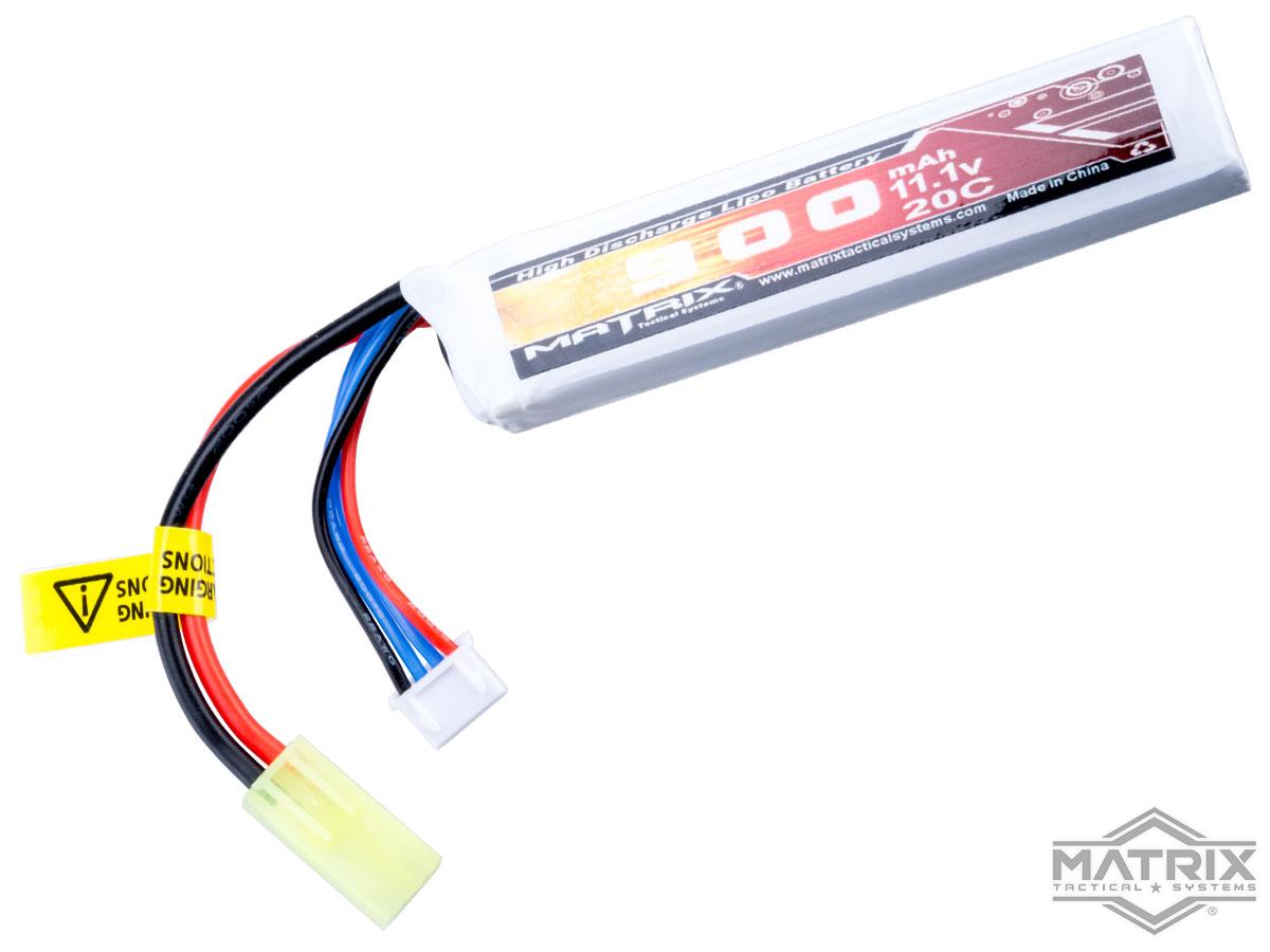 RWA Airsoft Lipo Battery 7.4V 1300mAh (20C, PEQ, Small Tamiya