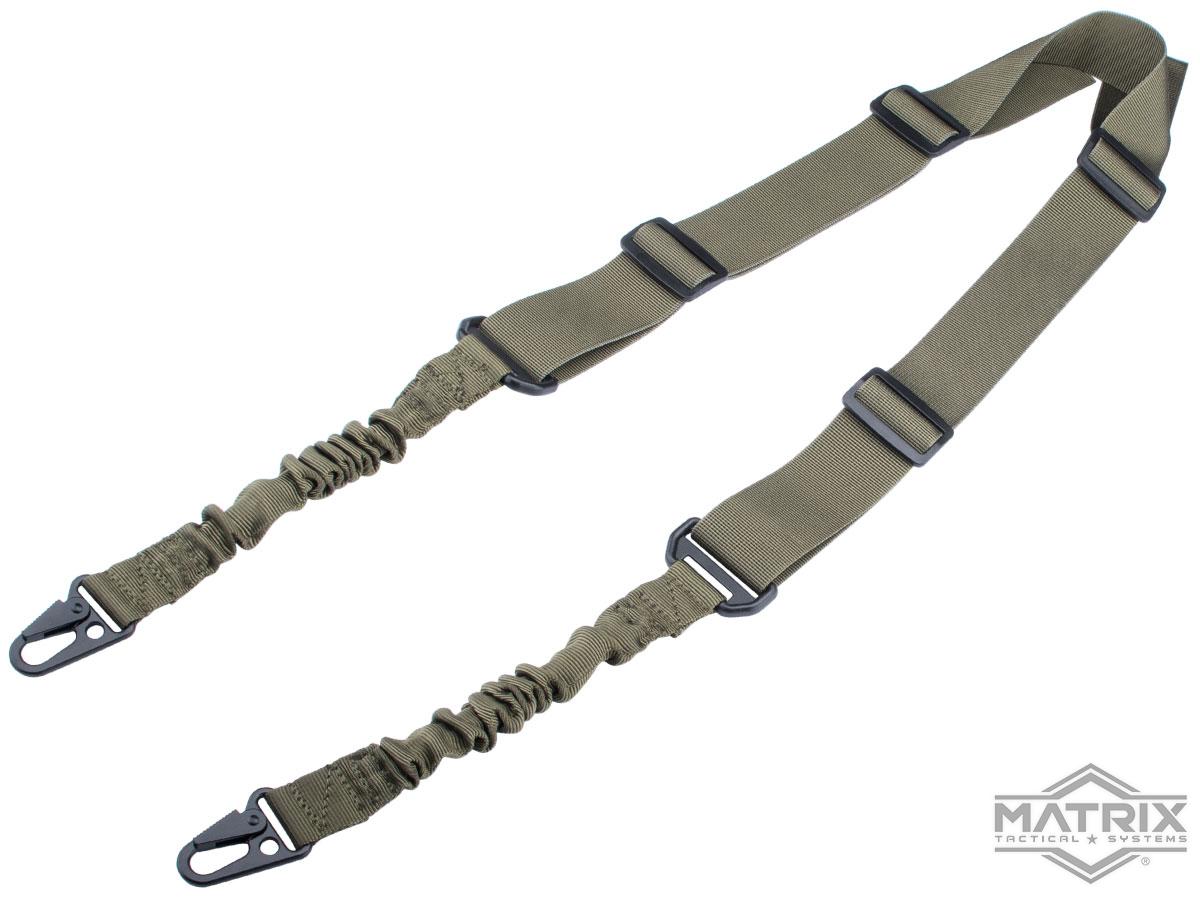 Matrix Tactical Two Point Bungee Sling (Color: OD Green)