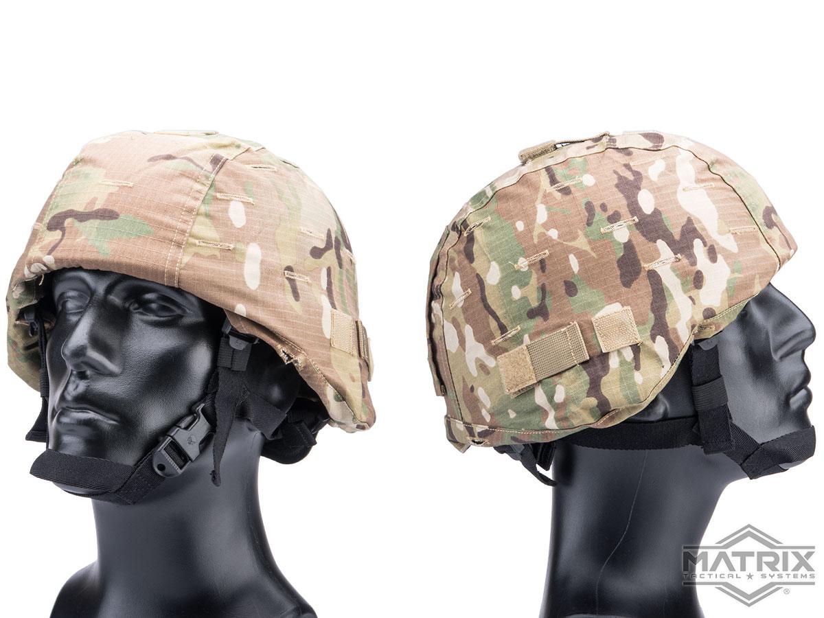 Matrix Military Style Combat Helmet Cover for MICH-2000 Protective Combat Helmet Series (Color: Multicam)