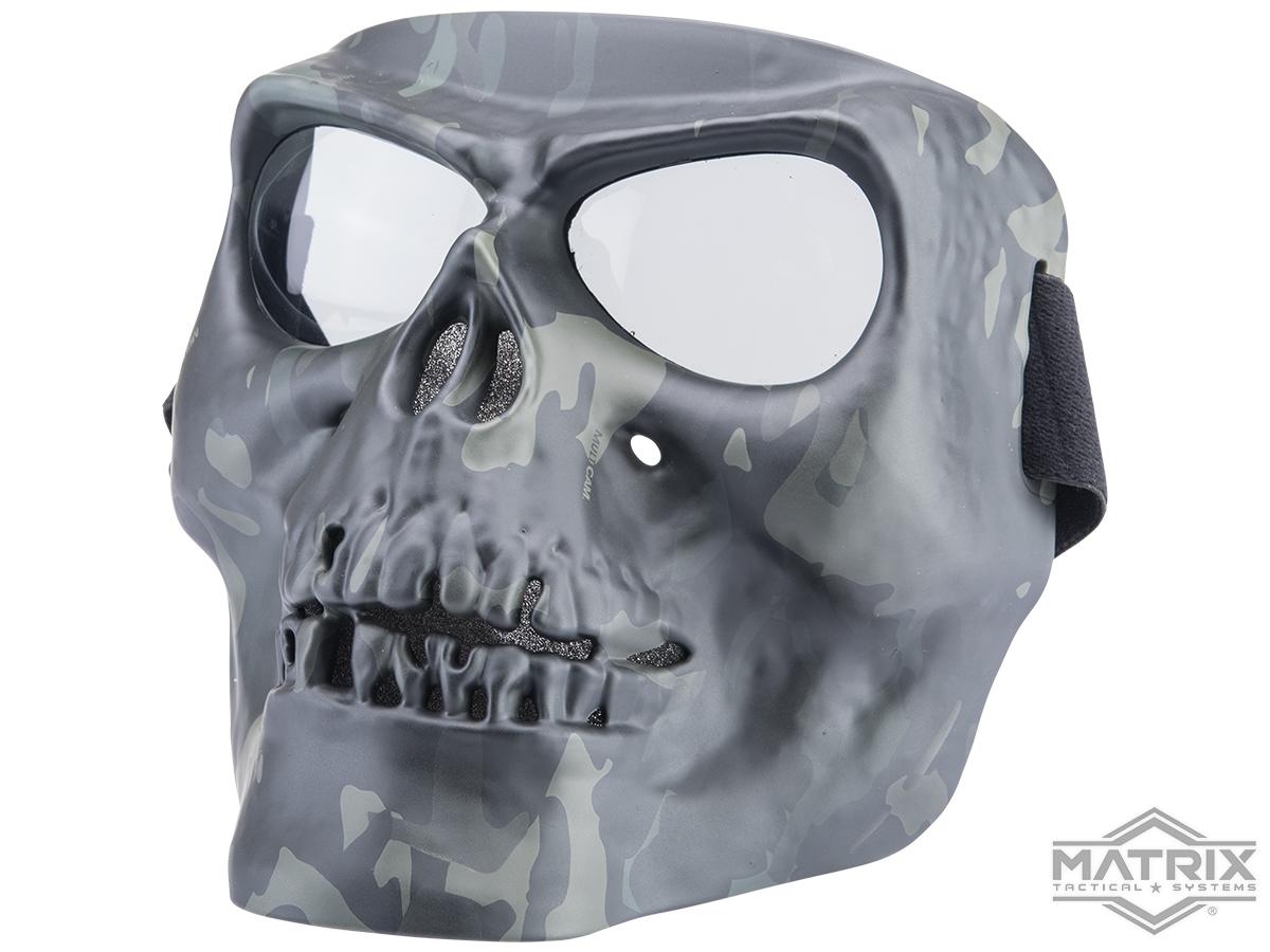 Matrix Skull Full Face Mask (Color: Multicam Black / Smoke Lens)