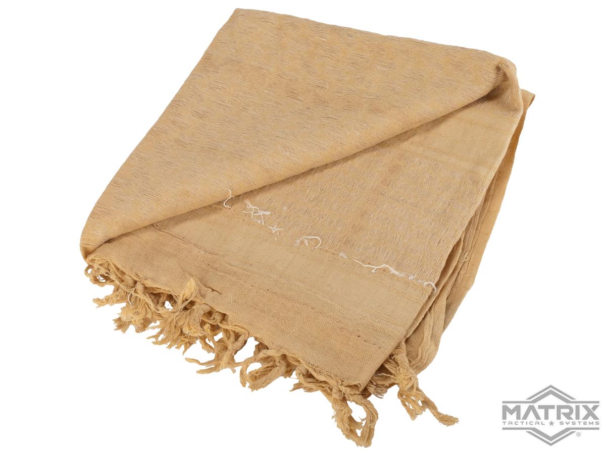 Matrix Woven Coalition Desert Shemagh / Scarves (Color: Khaki)