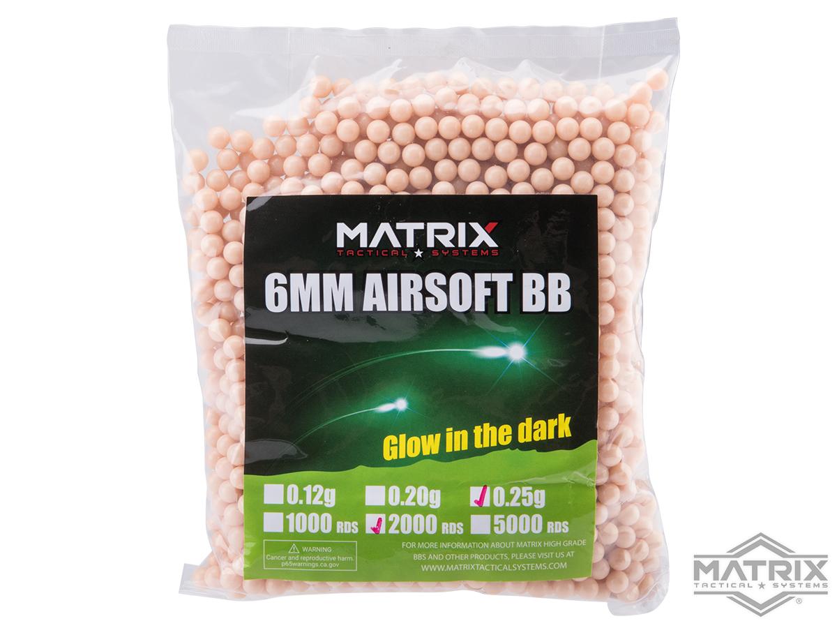 Matrix Match Grade 6mm GlowintheDark Airsoft Tracer BB (Model 0.25g