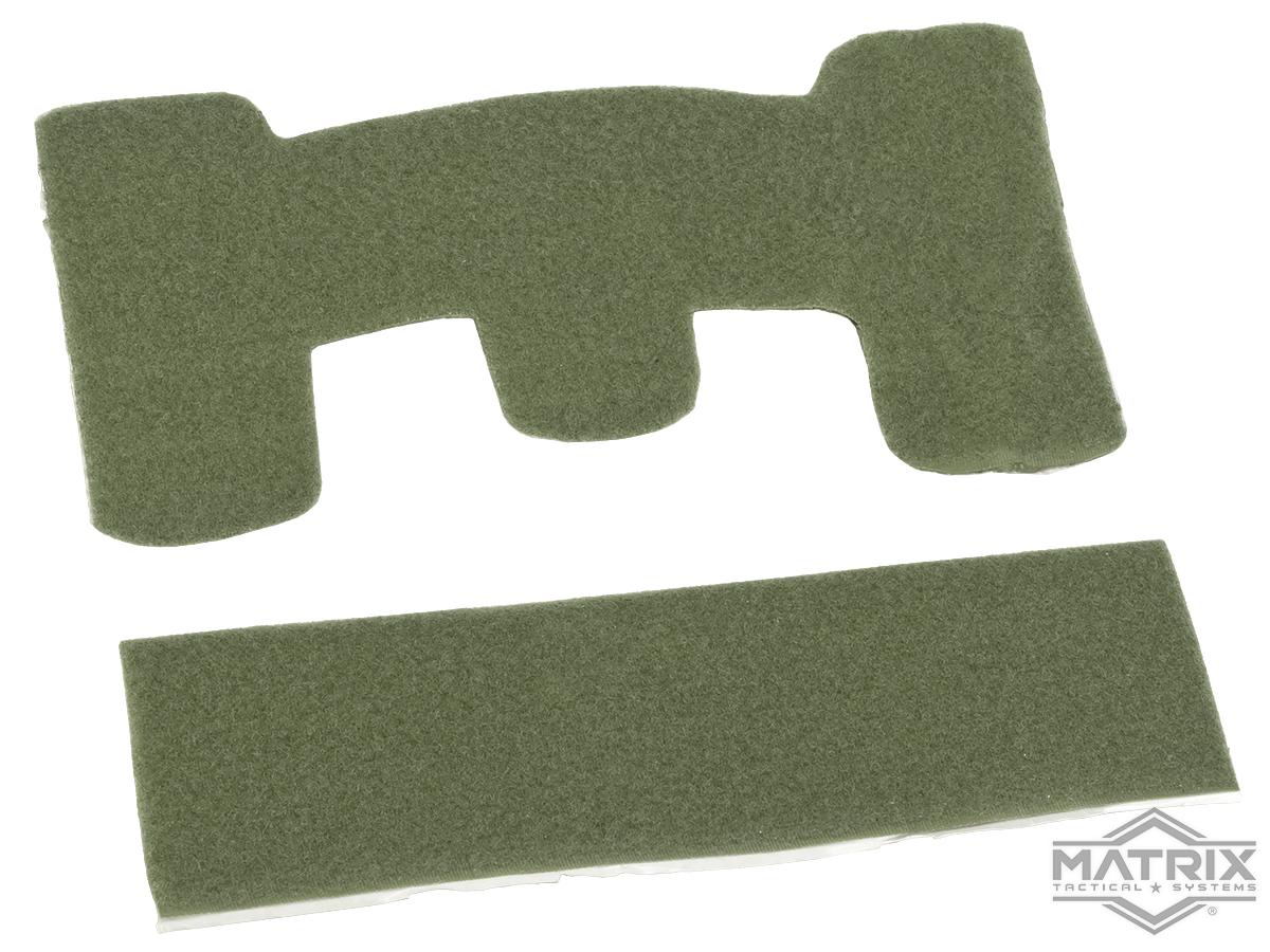Matrix Loop Adhesive Strips for Tactical Helmets (Color: OD Green)