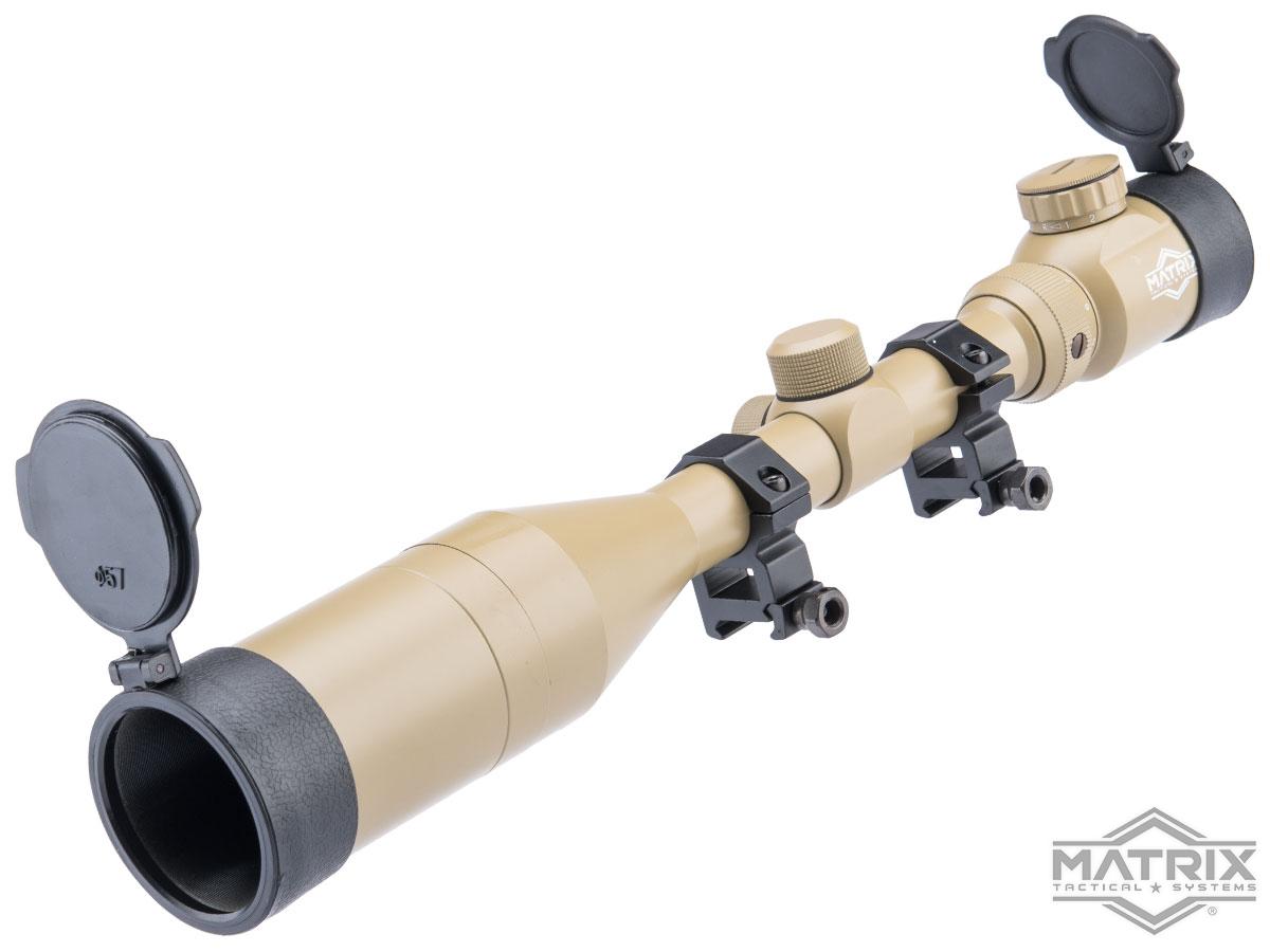 Matrix 3-9x50 Illuminated Reticle Sniper Scope (Color: Tan)