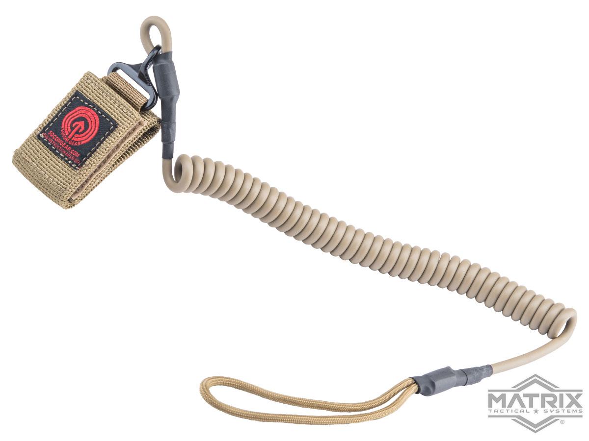 Matrix M1 Military Style Tactical Weapon Retention Lanyard (Color: Coyote Brown)