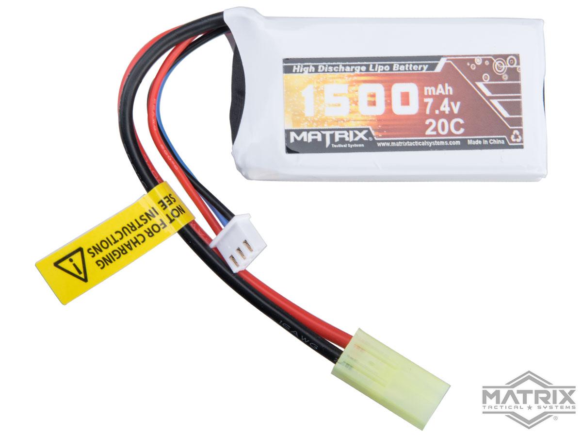 Batterie Li-PO Double Stick 7.4v - 1500mAh - 15C - Tamiya - Specna A..