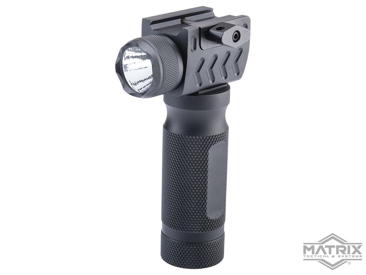 Pre-Order ETA September 2024 Matrix CNC Aluminum CREE Q5 Tactical Flashlight Vertical Grip