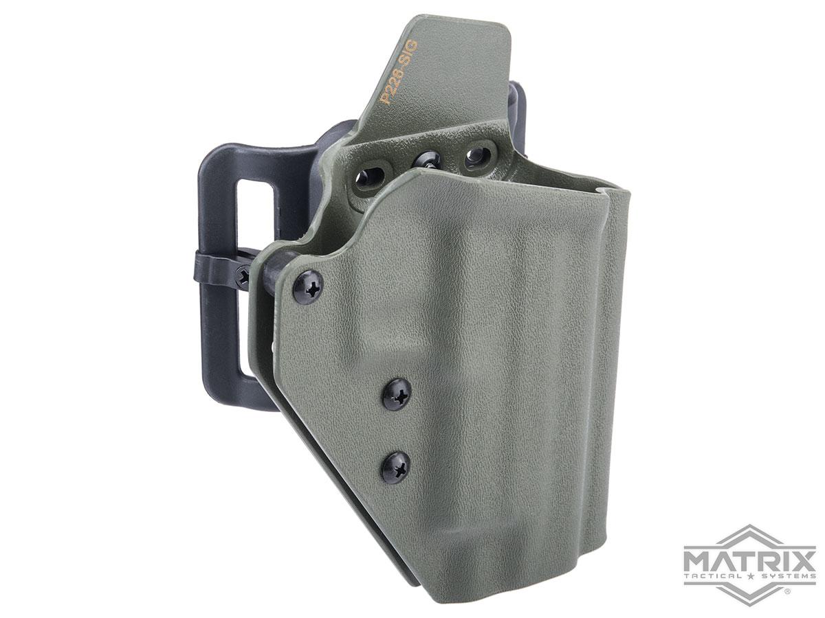 Matrix Lightweight Kydex Tactical Holster (Model: P226 / OD Green)
