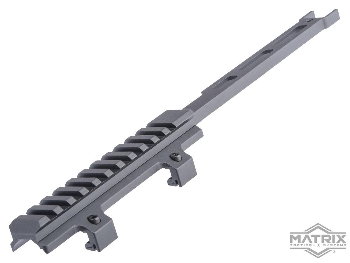 Matrix Low Profile M-LOK/Picatinny Claw Mount Rail for Airsoft AEG Submachine Guns (Model: MP5)