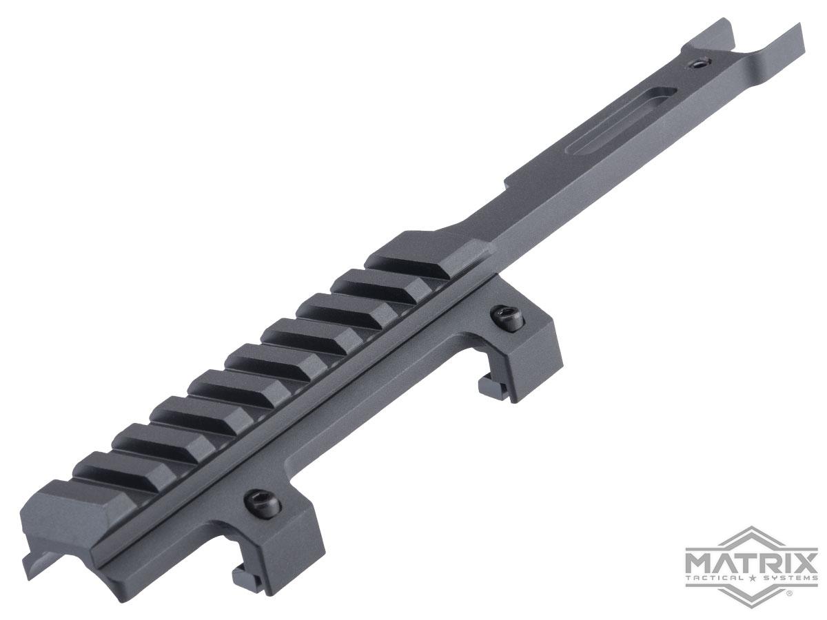 Matrix Low Profile M-LOK/Picatinny Claw Mount Rail for Airsoft AEG Submachine Guns (Model: MP5K)