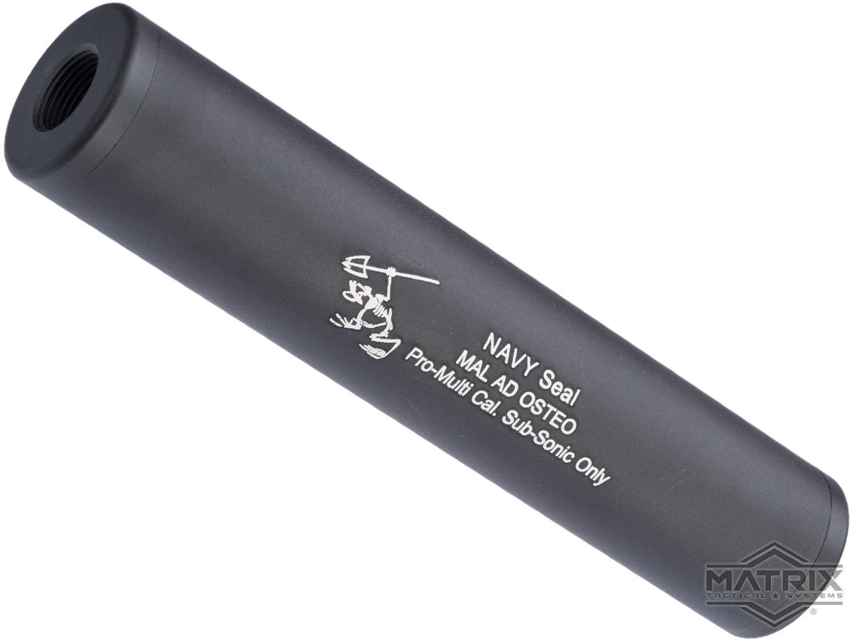 Matrix Airsoft Mock Silencer / Barrel Extension (Model: Navy Frog / 150mm)