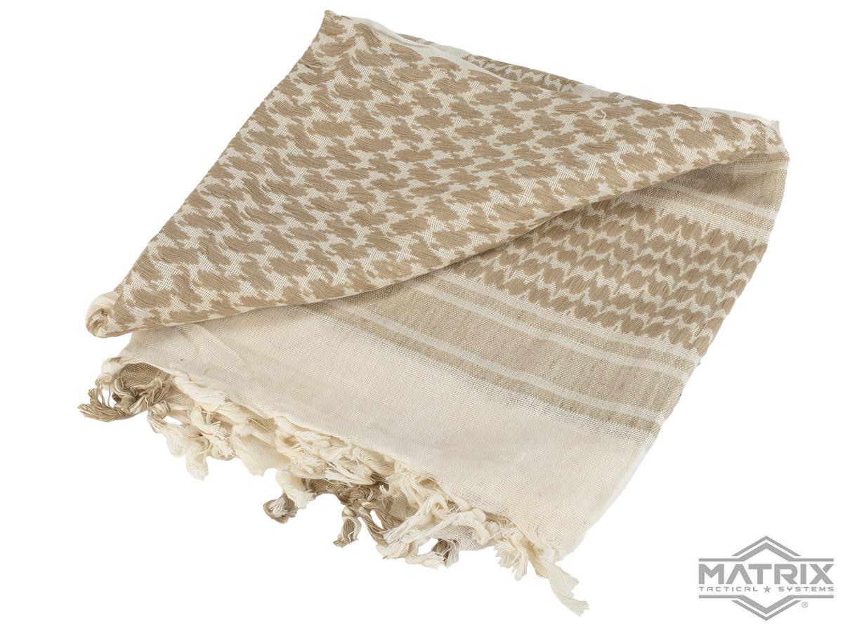 Matrix Woven Coalition Desert Shemagh / Scarves (Color: Tan - Coyote Brown)