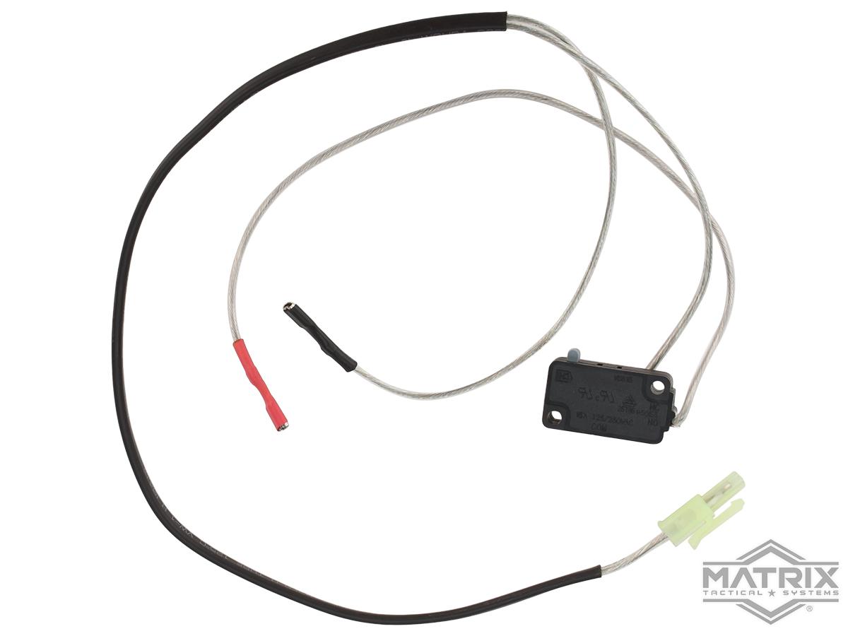 Matrix Micro Switch Wiring Harness for QD Fast Spring Change M4 Series Airsoft AEG Gearboxes (Type: Rear Wiring)