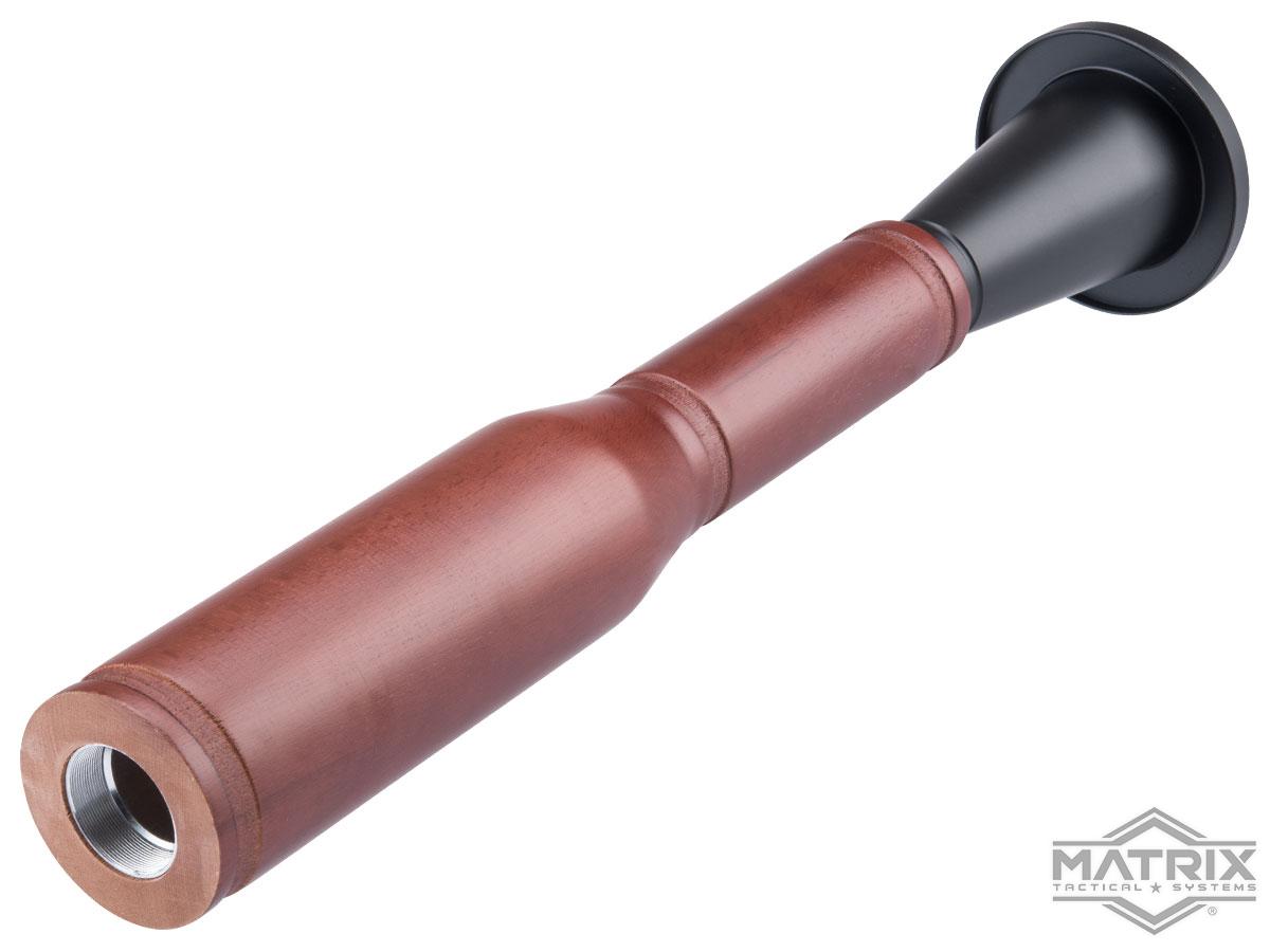 Matrix Real Wood Heat Shield & Aluminum Breach Kit for RPG-7 Rocket Launchers & Grenade Launchers