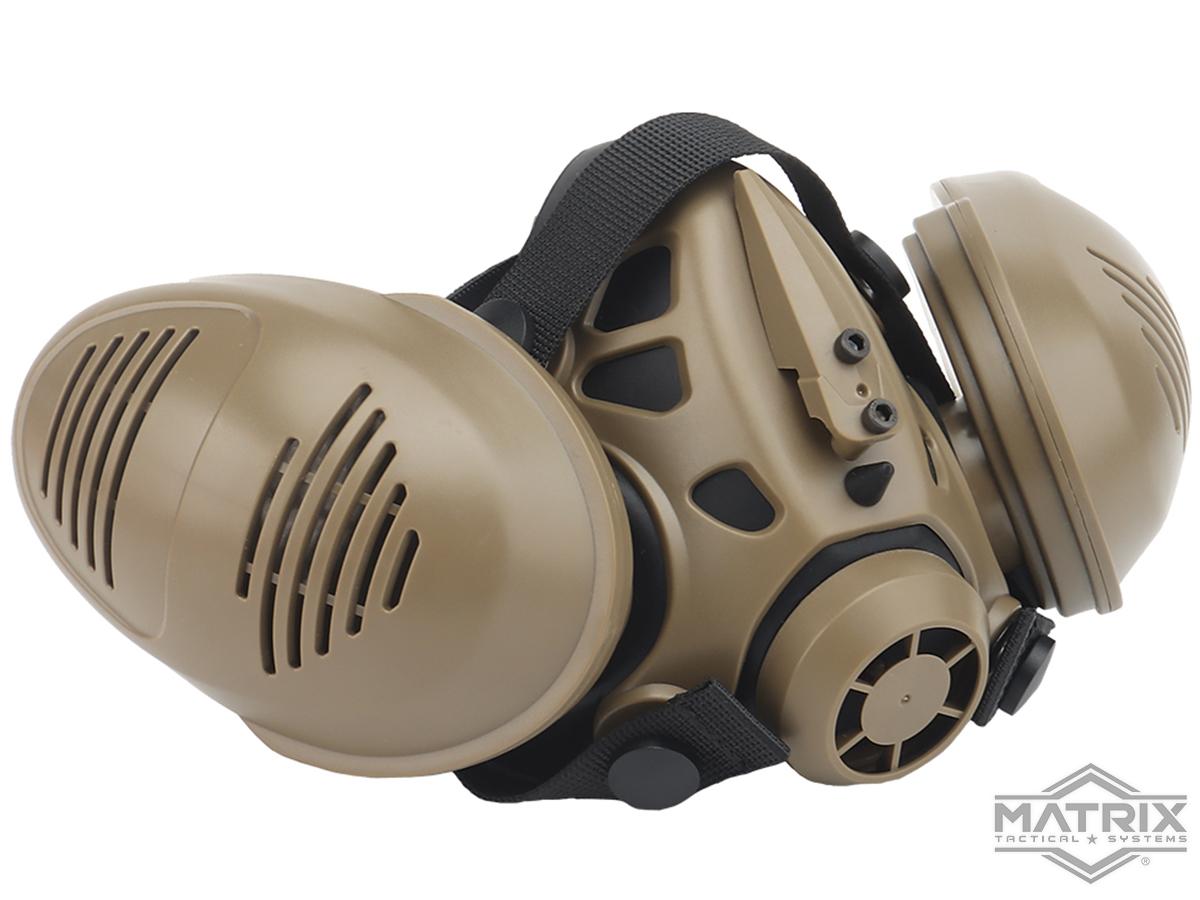 Matrix Non-Functioning Tactical Respirator Mask (Color: Tan)