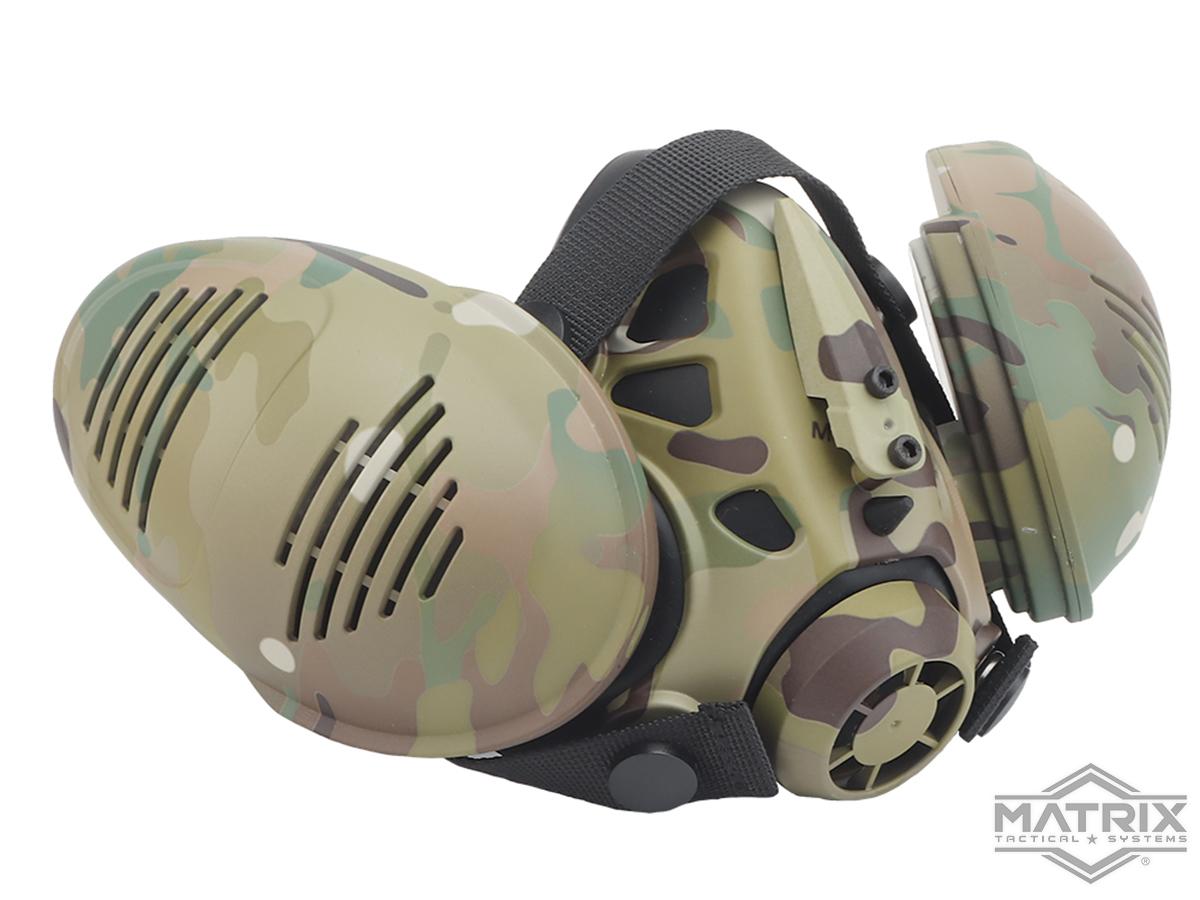 Matrix Non-Functioning Tactical Respirator Mask (Color: Multicam)