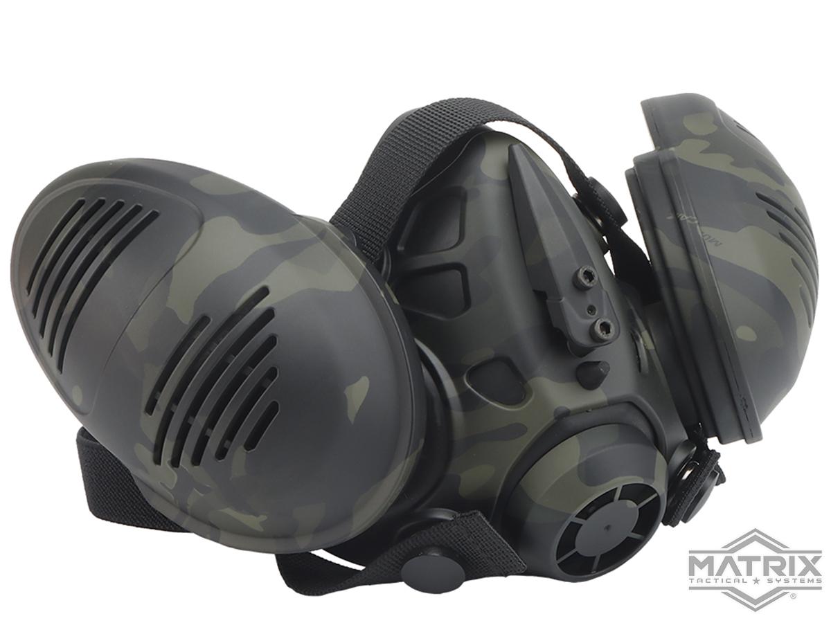 Matrix Non-Functioning Tactical Respirator Mask (Color: Multicam Black)