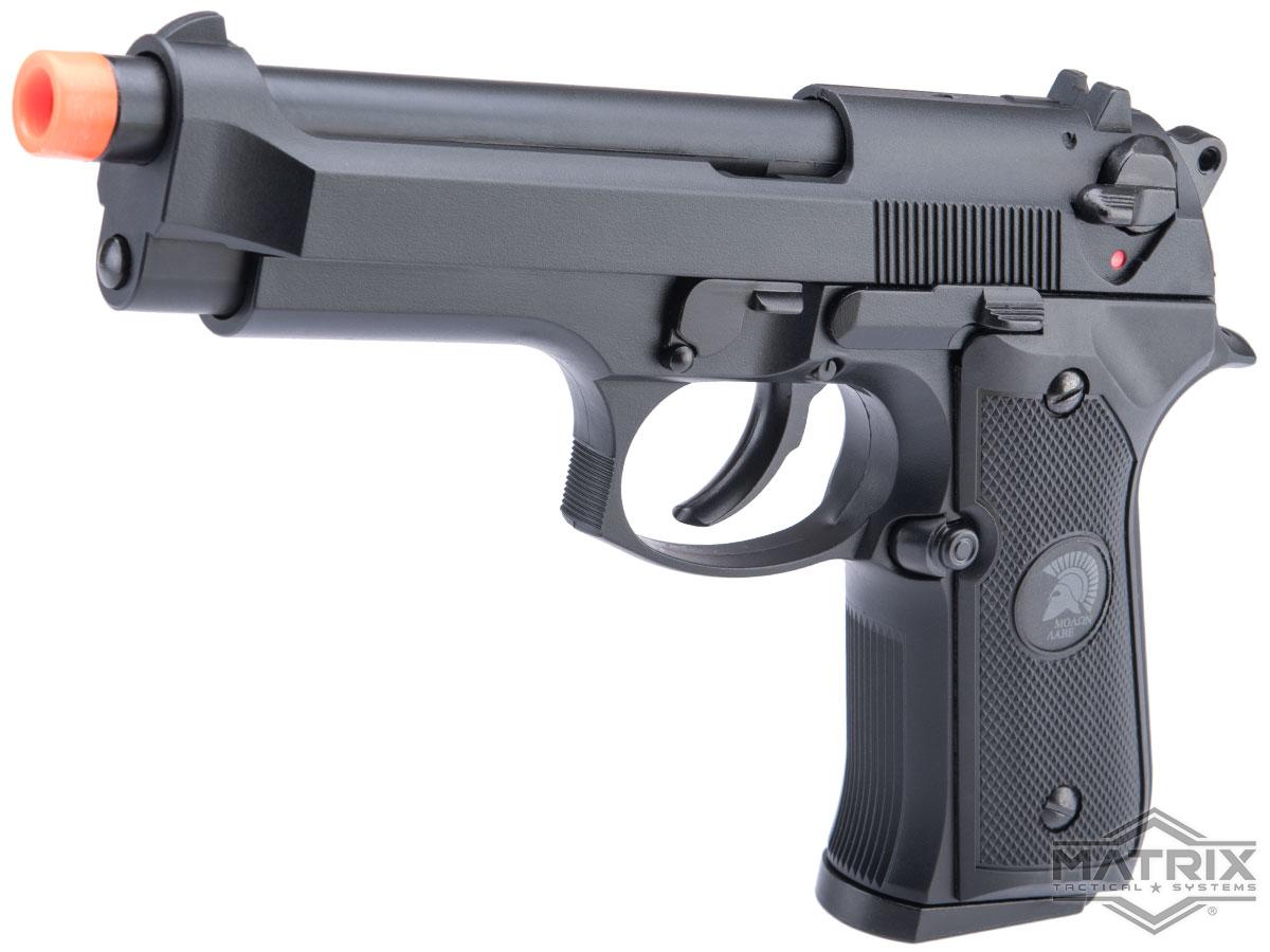 Matrix Elite M9 Gas Blowback Airsoft GBB Pistol (Color: Black)